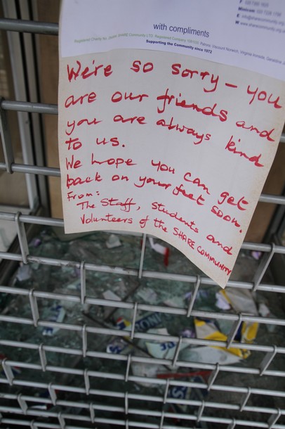 Clapham Junction opens for business a week after riots